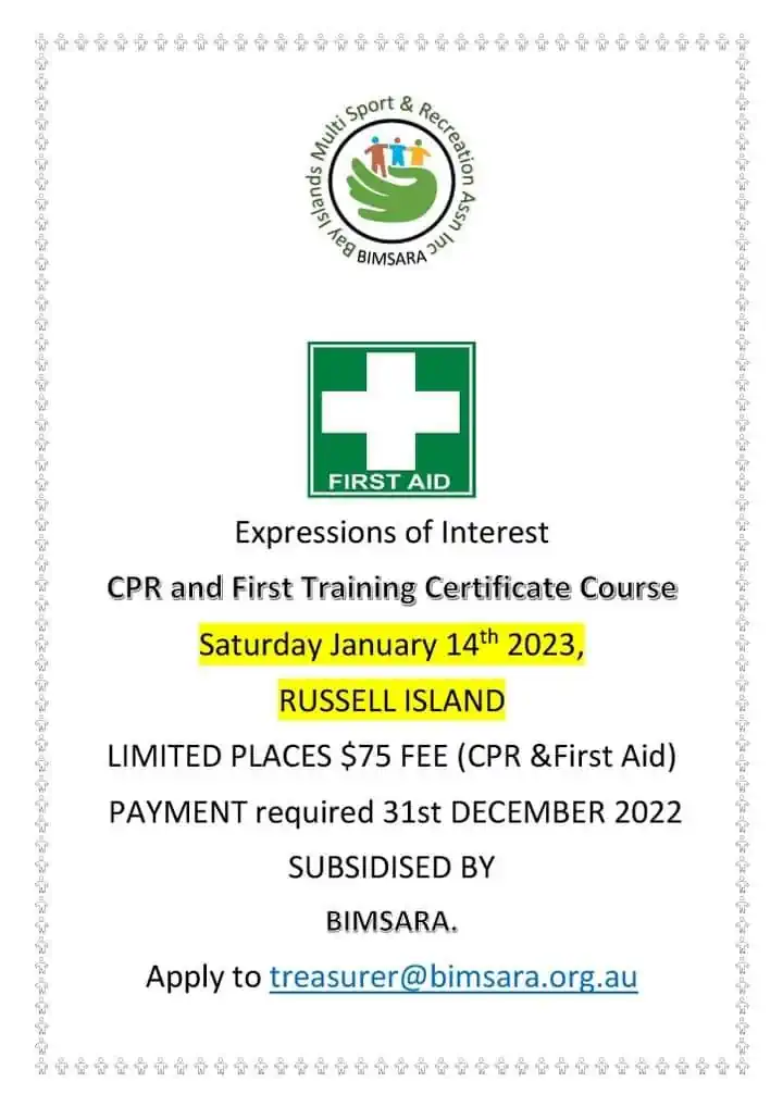 First Aid Course - BIMSARA Jan 14