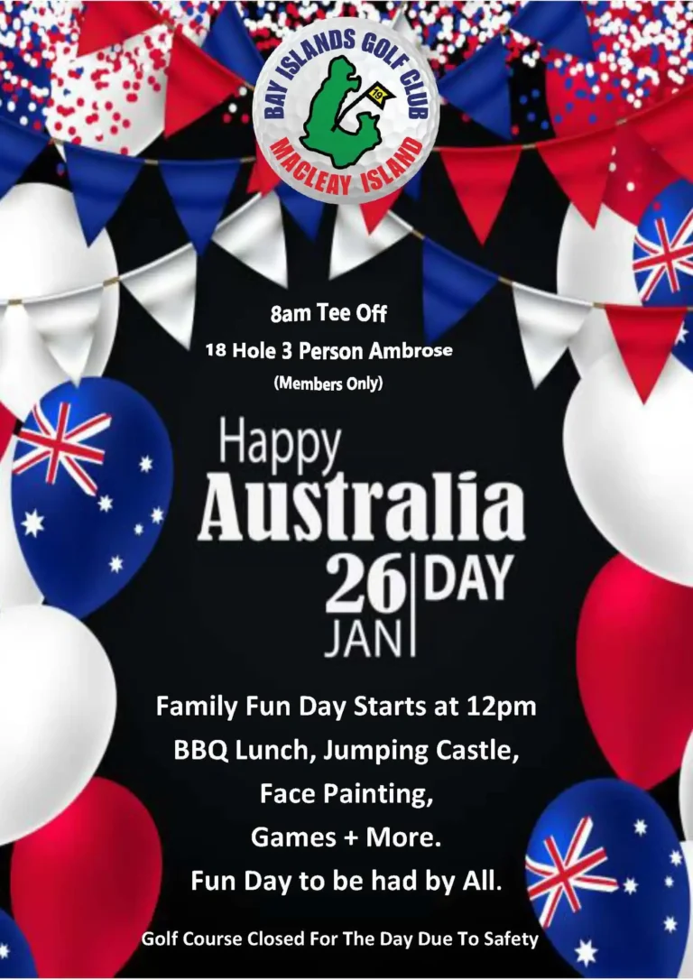 Bay Islands Golf Club Australia Day 2023