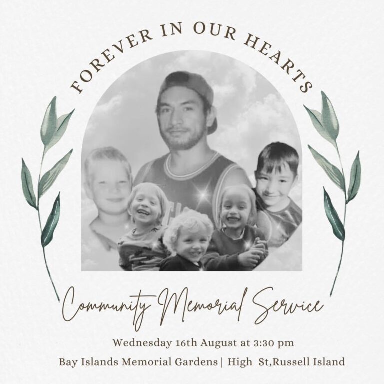 Community Memorial Service for Wayne, Harry, Zack, Kyla, Koah & Nicky