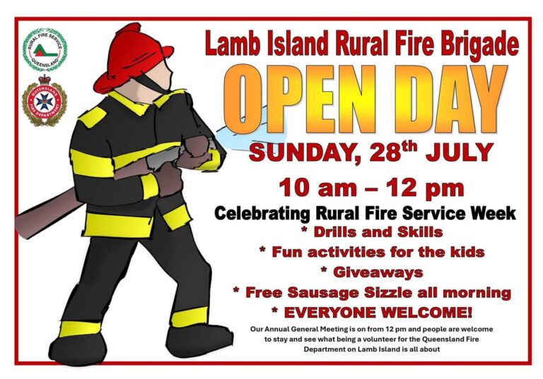 Lamb Island Rural Fire Brigade Open Day 2024